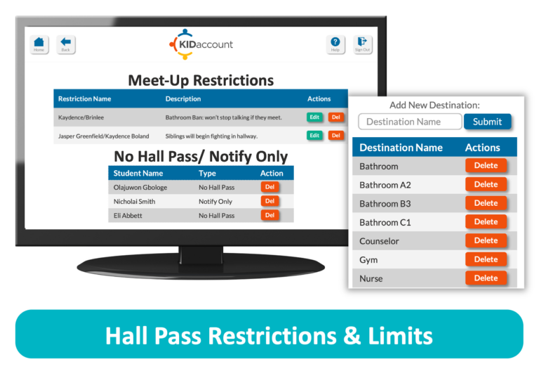 HallPass Restrictions and Limits